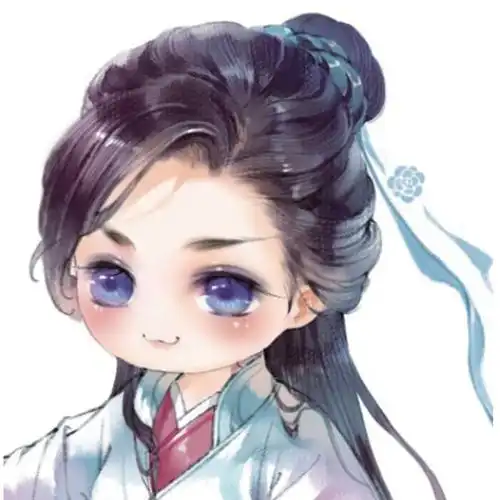 cg古风插画板绘小人物q版小人儿上色技法,不容错过