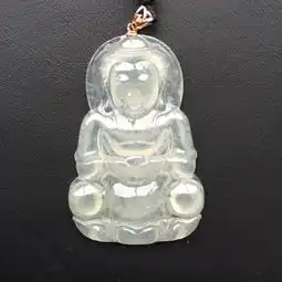 这块翡翠怎么样,很在意观音左脸上的絮啊,有没有影响啊