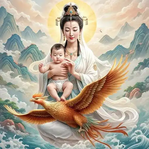送子观音你要喜气洋洋了,这是谁家的小宝贝,可爱到我想抱