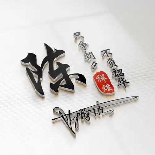 是时候要换个微信头像了,经典3d专属励志签名头像,有你的吗