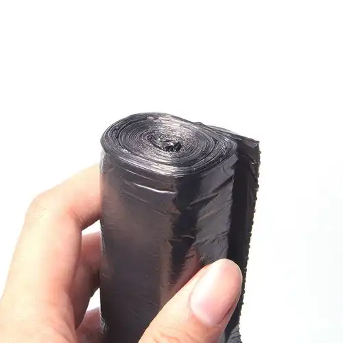 垃圾袋家用连卷加厚一次性批发黑色平口拉圾塑料袋酒店透明垃圾袋