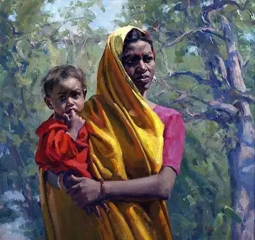 美国画家delbertgish人物绘画作品︱艺术名画