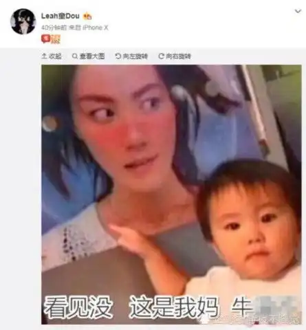 黄晓明baby牵小海绵雪地蹒跚学步背影照,亲子关系对明星家庭影响巨大