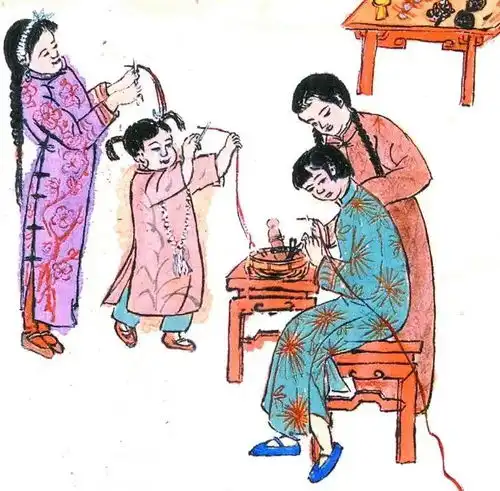 七夕乞巧工匠心,一针一线刺绣情