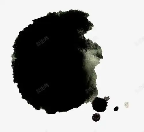 黑色油墨高清素材平面电商创意素材png素材素材
