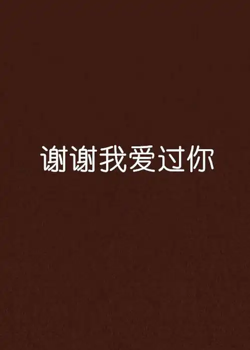 谢谢我爱过你