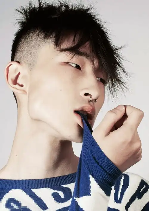 韩裔模特丑帅走红网友张亮相比帅呆了