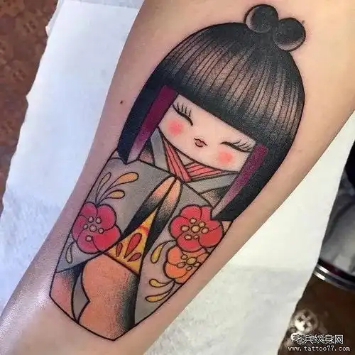 纹身素材第1333期艺伎