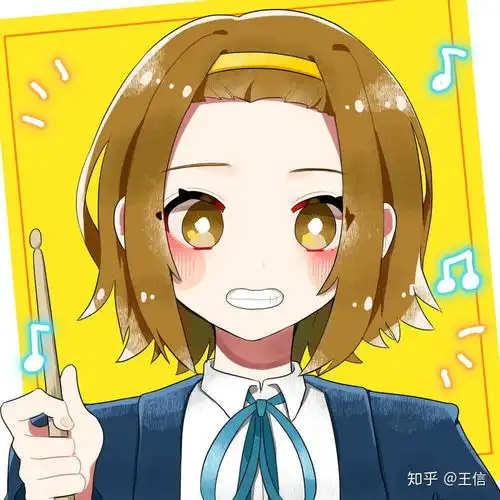 谁有五黑的轻音少女的头像哇,我们五个大老爷们要用doge