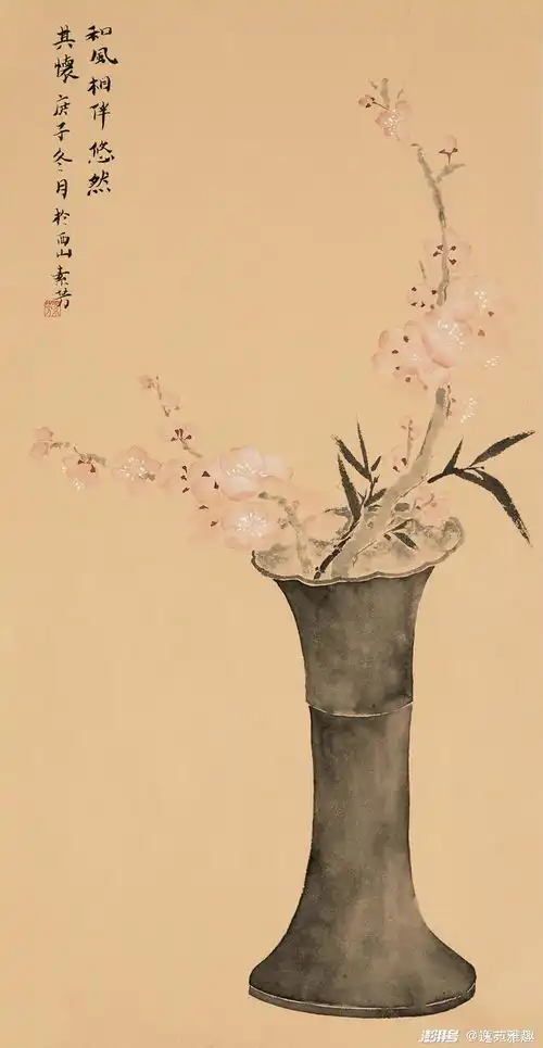 赵素芳画作淡雅唯美,花香盈袖,诗韵流淌