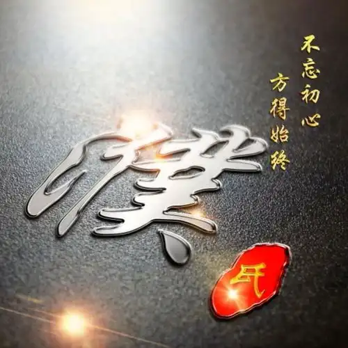 是时候换头像了,50张金属质感精美头像,看看有没有你的姓氏