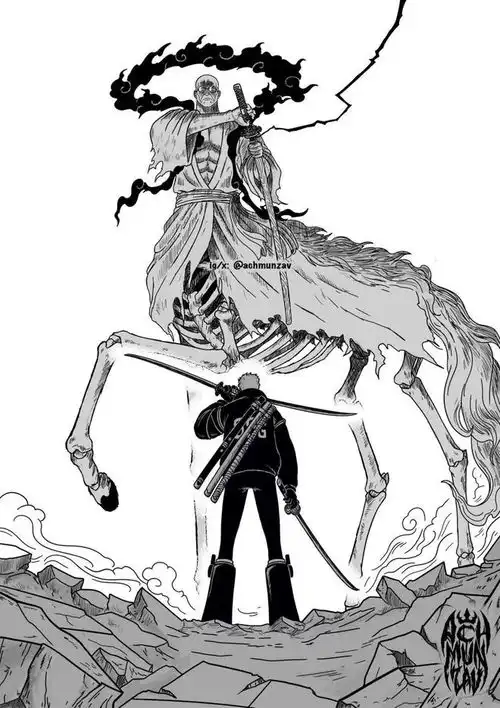 海贼王1117话漫画牛叉,索隆开霸缠击杀金星马骨,初代鬼彻拿下