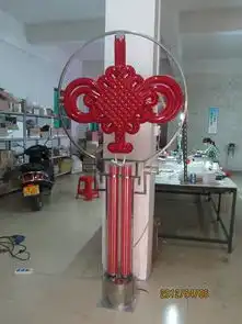 挂路灯杆led中国结led联通中国结厂家直销led优质中国结
