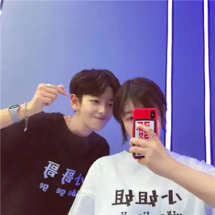 小清新情侣头像,孤独久了遇到幸福的人