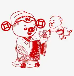 卡通手绘猪年剪纸春节图片素材其他格式下载动漫人物大全