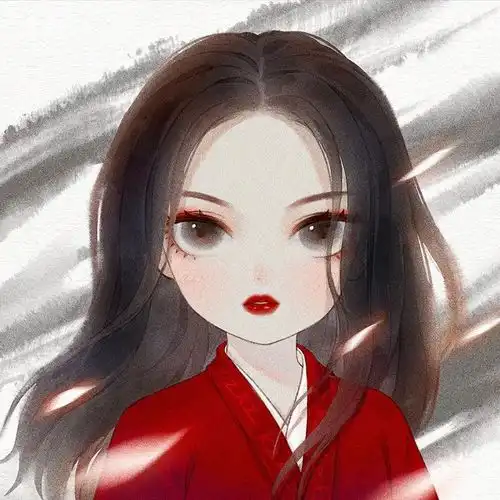 一些非常好看的女生插画头像