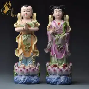 观音菩萨身边的童子一个是善财童子另一个是谁都有何来历