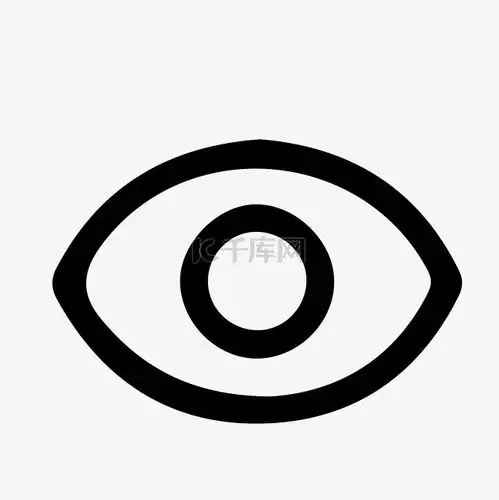 黑色的眼睛图标免抠图素材图片免费下载千库网