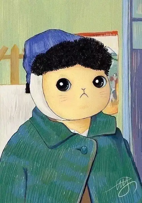 微信qq头像q版世界名画,太可爱了