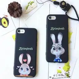 新款iphone7朱迪兔外壳苹果6splustpu全包