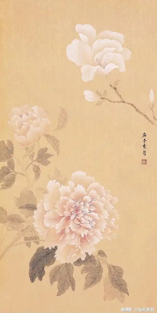 赵素芳画作淡雅唯美,花香盈袖,诗韵流淌
