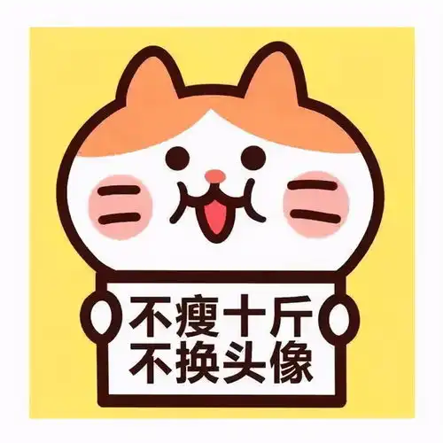 不瘦十斤,不换头像也说减肥