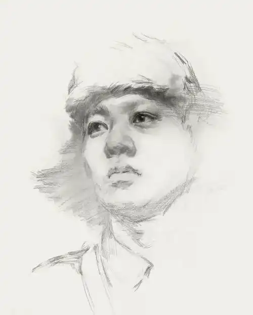 素描头像的必学课程如何写生照片
