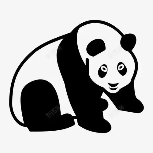 熊猫动物熊图标设计图片免费下载页面网页平面电商创意素材熊猫图标
