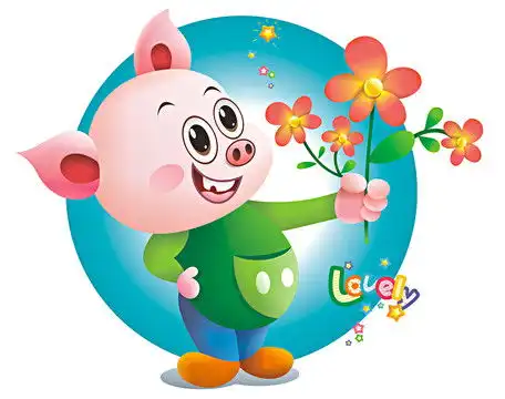 卡通猪设计模板下载logo吉祥物设计素材下的其它设计模板