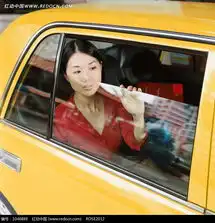 黄色汽车里的女人图片1046889