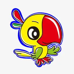 动物插画卡通动物生物世界黄色鹦鹉图片素材其他格式下载动漫人物大全
