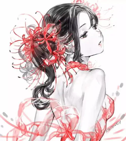 第79期来自日本插画师海岛千本的作品,清新与华丽并存