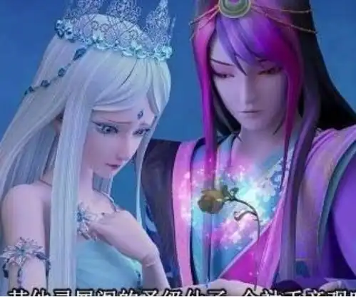 叶罗丽当仙子手捧鲜花,冰公主美轮美奂,灵公主好邪魅