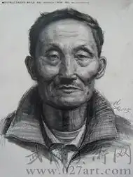 及地艺术坊美术培训中心素描头像作品03