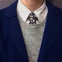 谁有好看的绅士头像不露脸的有领带的类似于这种的