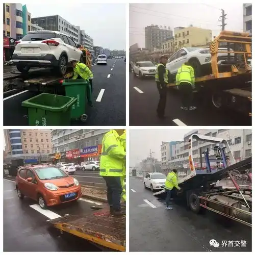 界首交警严抓违法停车,现场.....
