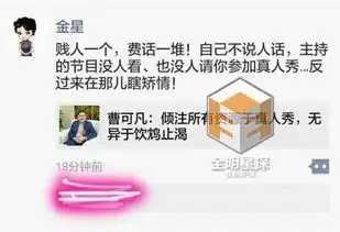 曹可凡质疑真人秀遭金星炮轰贱人一个
