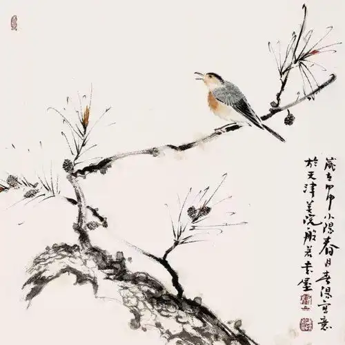 霍春阳的国画,清纯淡雅,很养眼