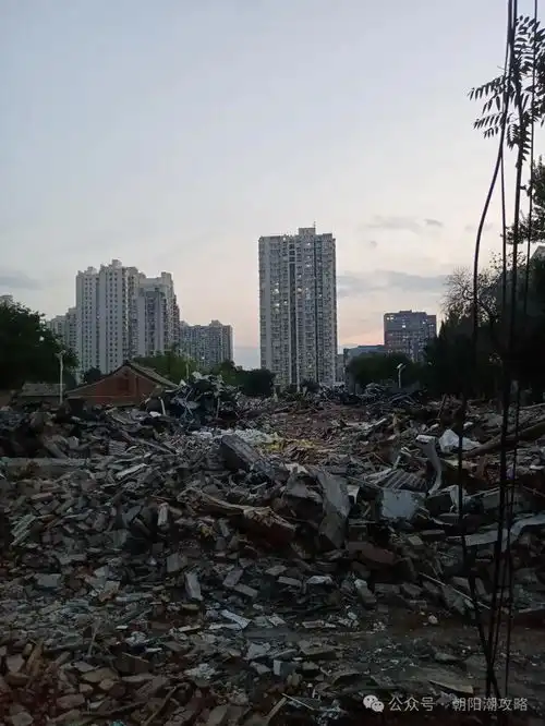 快看朝阳这里已成为一片平地