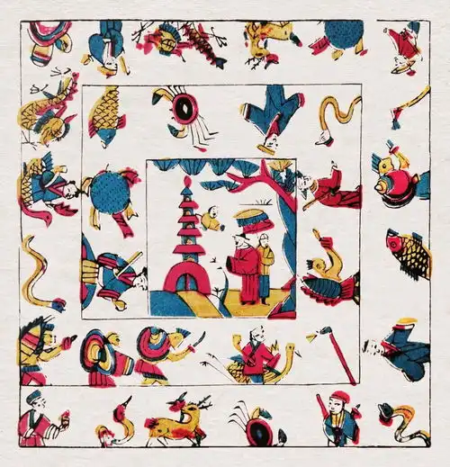 古代棋牌游戏中的海怪