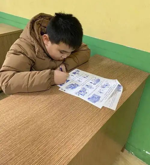 考试回忆录认真的孩子最可爱