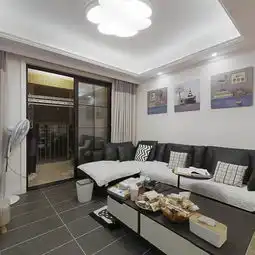 园区建屋海德装修的3房,现代风格,适合年轻人居住