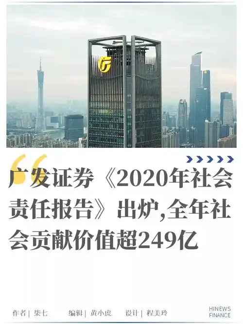 广发证券2020年社会责任报告出炉,全年社会贡献价值超249亿