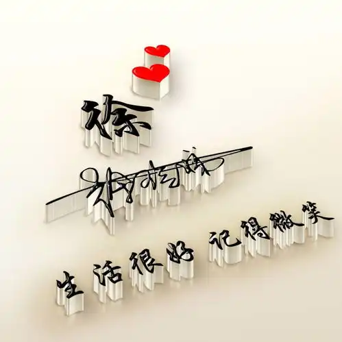 朋友们要的微信头像做好了,35款3d立体质感励志签名头像,请查收