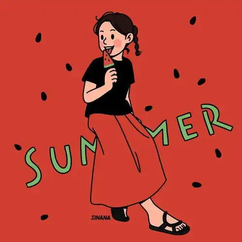 荞头插画分享第241期韩国插画师sinana