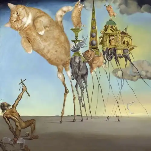 艺术家把橘猫画进世界名画,简直要萌翻了,这创意我给满分