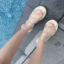 透明水晶凉鞋,网红原来都爱这几款