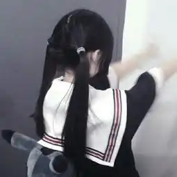 清纯女生头像背影图片