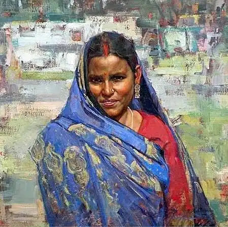 美国画家delbertgish人物绘画作品︱艺术名画